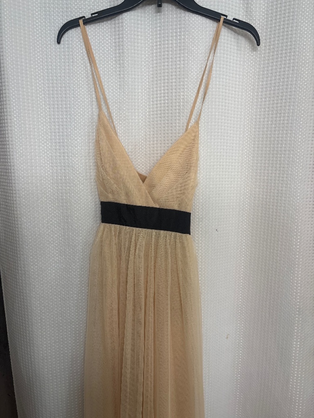 Long ivory gown